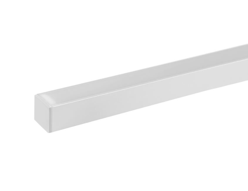 Perfil Sobrepor 17x16mm 3 Metros Branco Fosco Blumenau