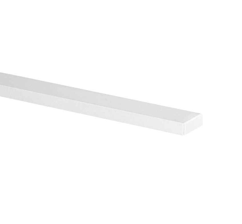 Perfil Sobrepor Alumínio 30x10mm 2 Metros Branco Fosco Blumenau