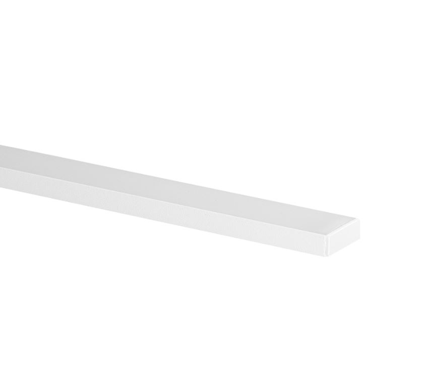 Perfil Sobrepor Alumínio 30x10mm 3 Metros Branco Fosco Blumenau