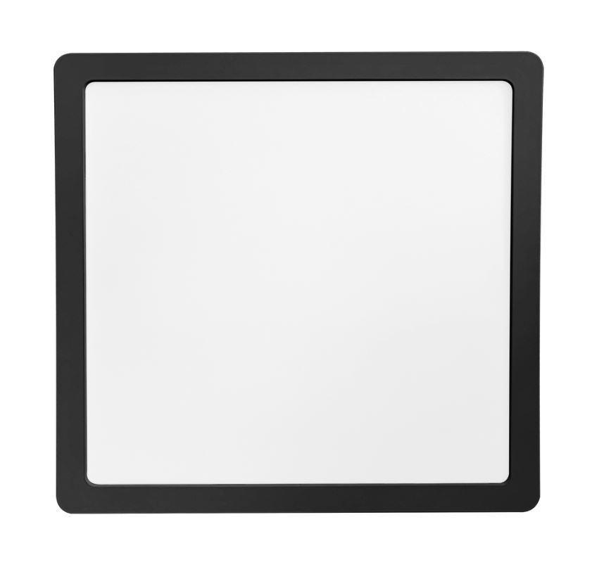 Painel Led Play Sobrepor Quadrado 24w 4100k Preto Blumenau