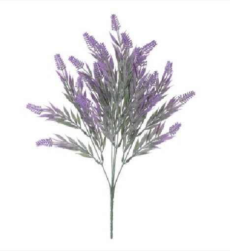 Buque Lavanda Com Powder Plastico Lavanda 30cm Florarte