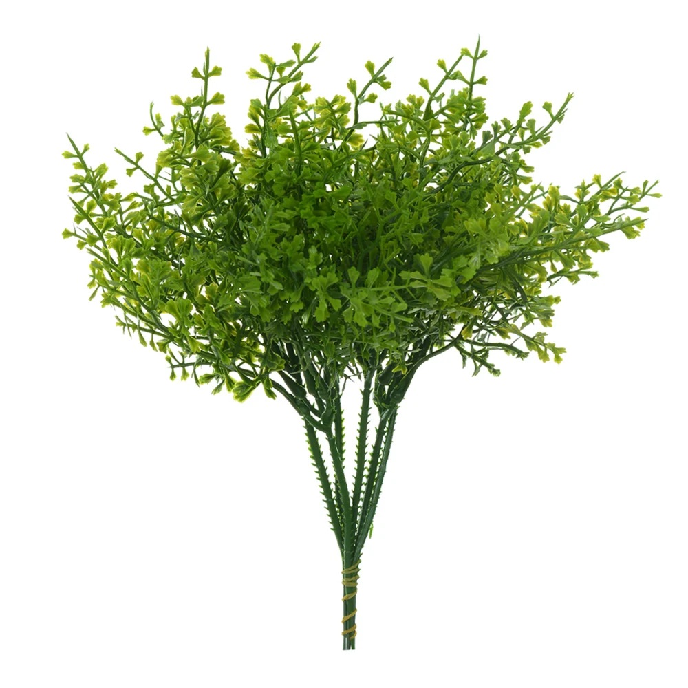 Folhagem Pick Grass Com Print Plastico X5 Verde 25cm Florarte