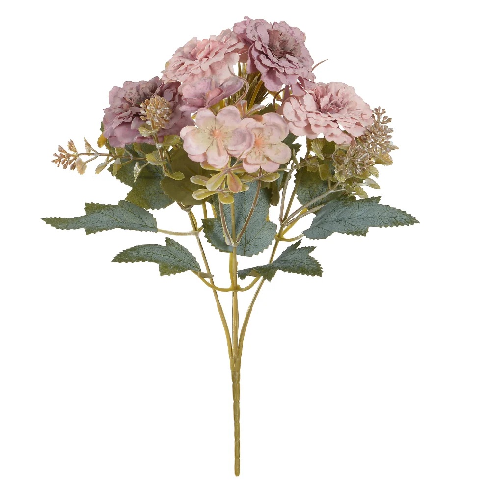 Buque Dalia X5 Rosa Outono 29cm Florarte
