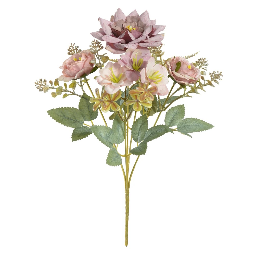 Buque Rosa X5 Rosa Outono 31cm Florarte