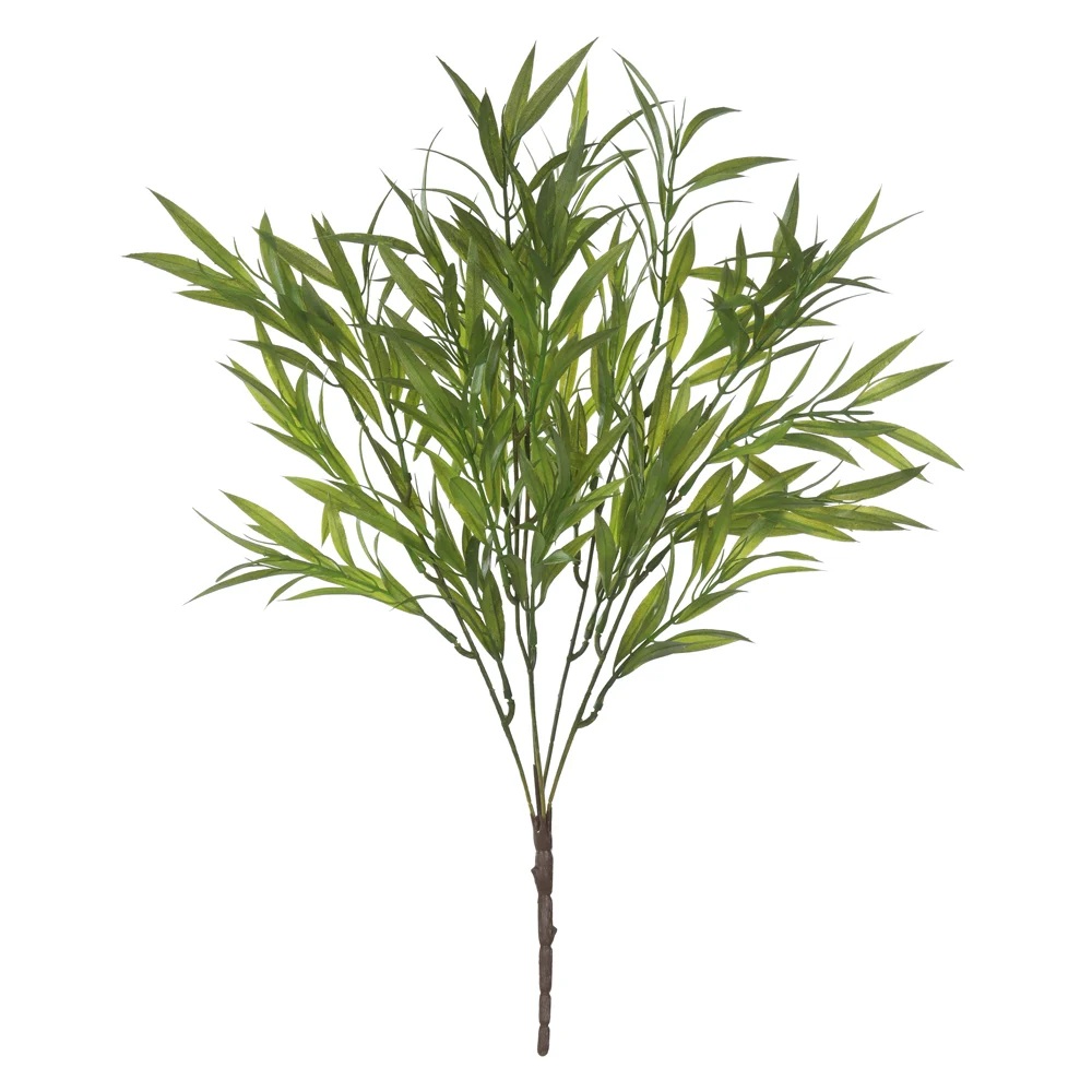 Folhagem Grass Com Print Plastico X25 Verde 53cm Florarte