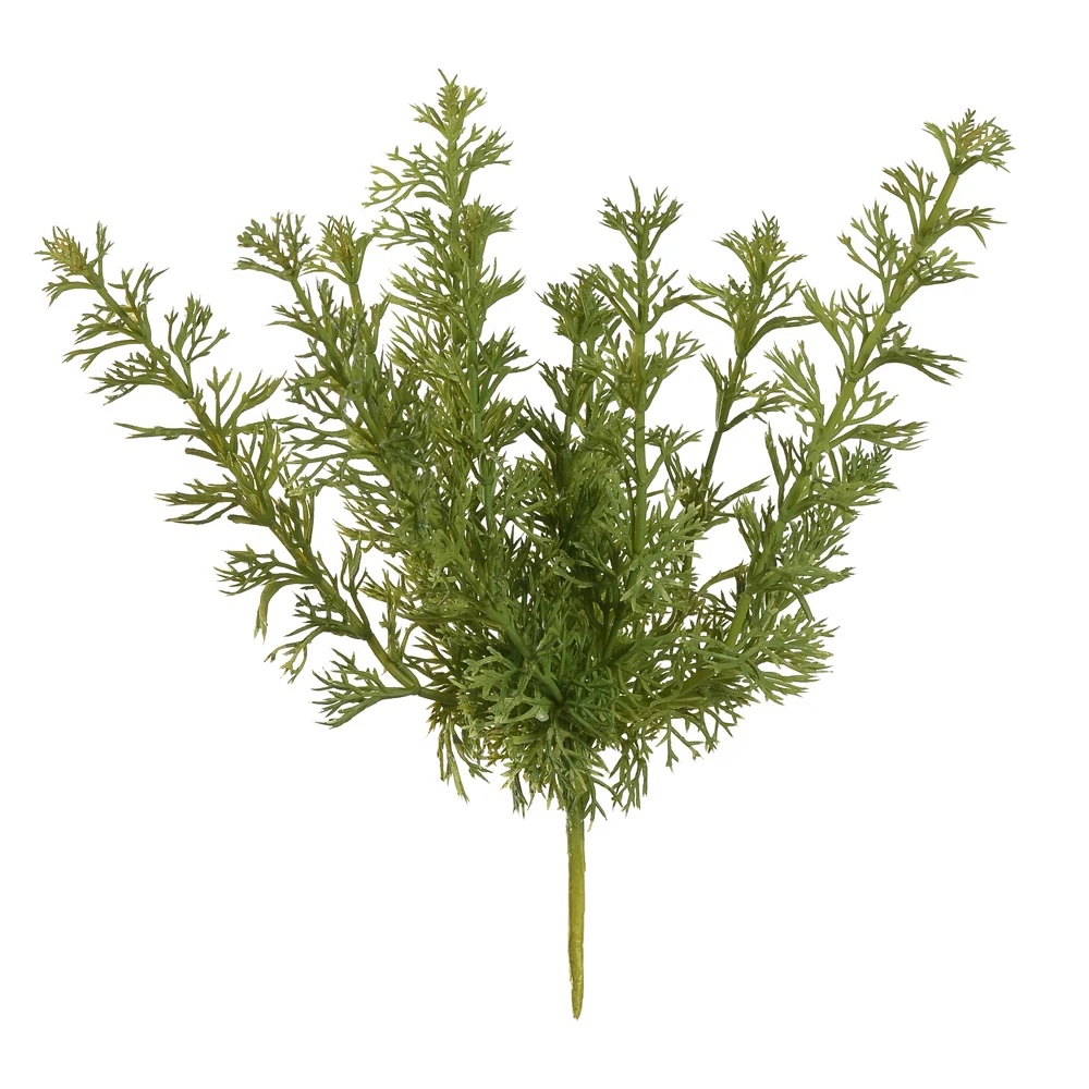 Folhagem Grass Real Toque X12 Verde 27cm Florarte