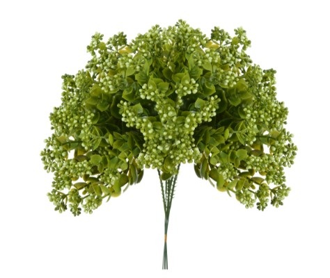 Folhagem Pick Flor Mini X15 Verde 25cm Florarte