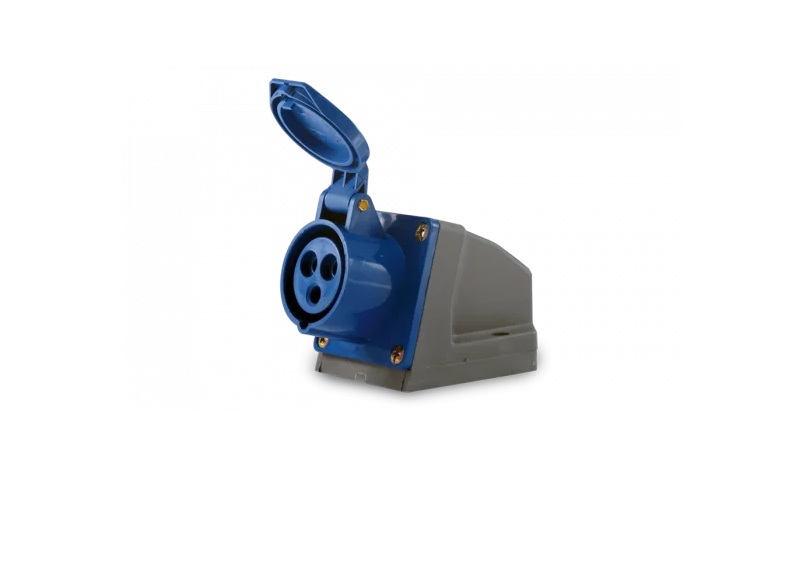 Tomada Sobrepor 2P+T 32A 6H Azul Soprano