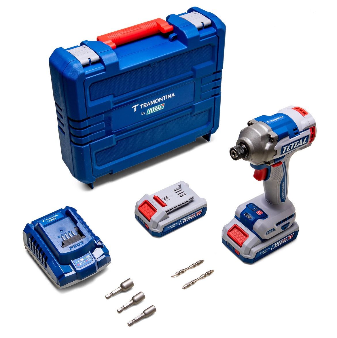 Parafusadeira de Impacto 1/4” 285n.m Tramontina By Total