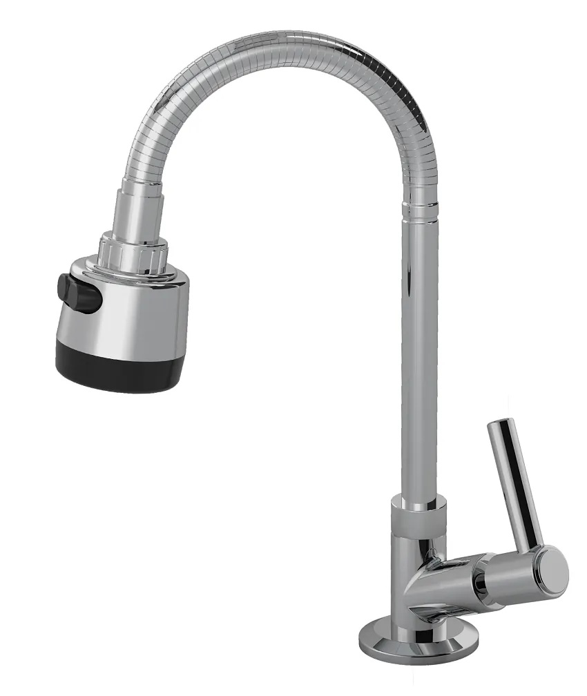 Torneira Bancada Cozinha Gourmet C70 1/4 1168 Cromada Real Metais
