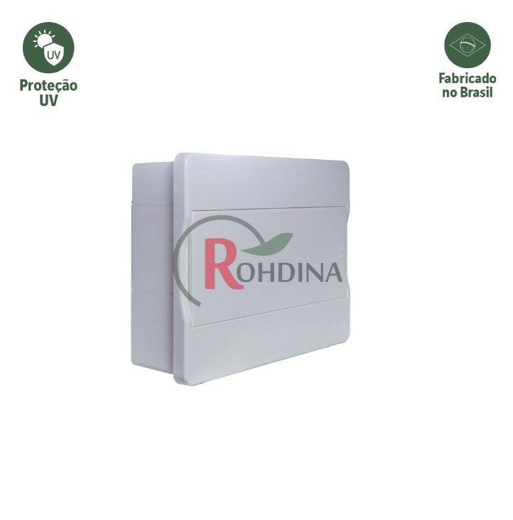 Quadro de Destribuição Embutir 16 Din Rohdbox Rohdina