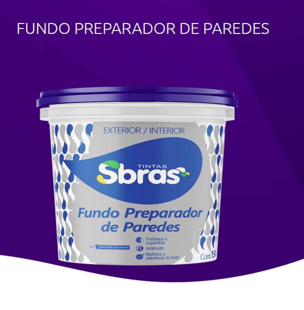 Fundo Preparados de Parede 15 Litros Sbras