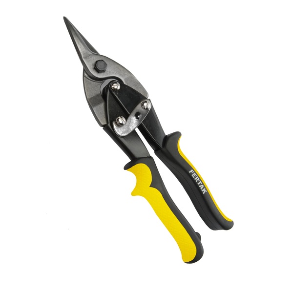 Tesoura Aviação 10” Corte Reto Chapa Profissional Fertak