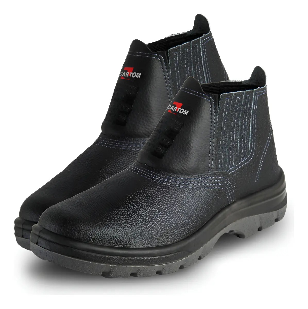 Bota em Couro Com Bico Nº35 Bidensidade Flex Cartom