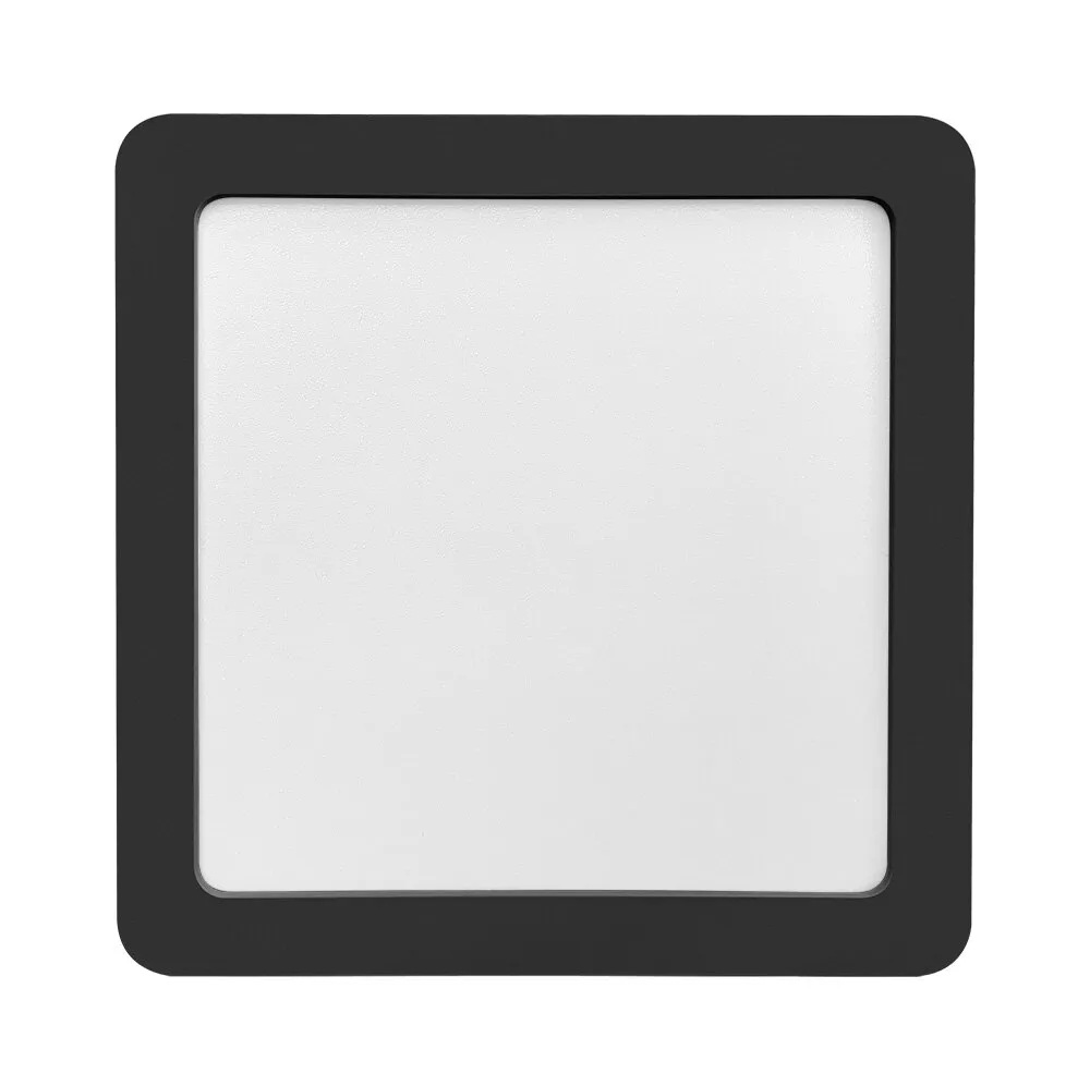 Painel de Led Play de Sobrepor Quadrado 12w 3000k Preto Blumenau