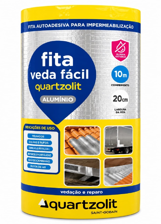 Fita Veda Facil 20cm 10 Metros Quartzolit