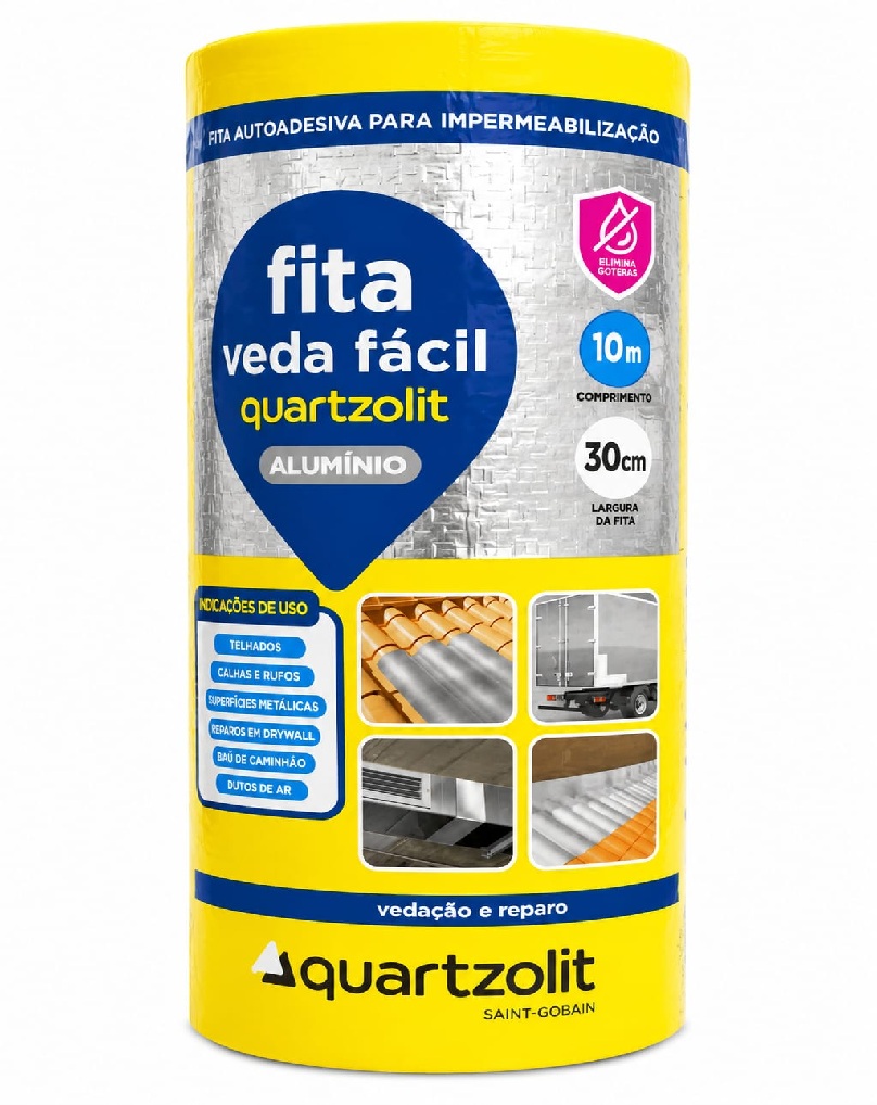 Fita Veda Fácil 30cm 10 Metros Quartzolit