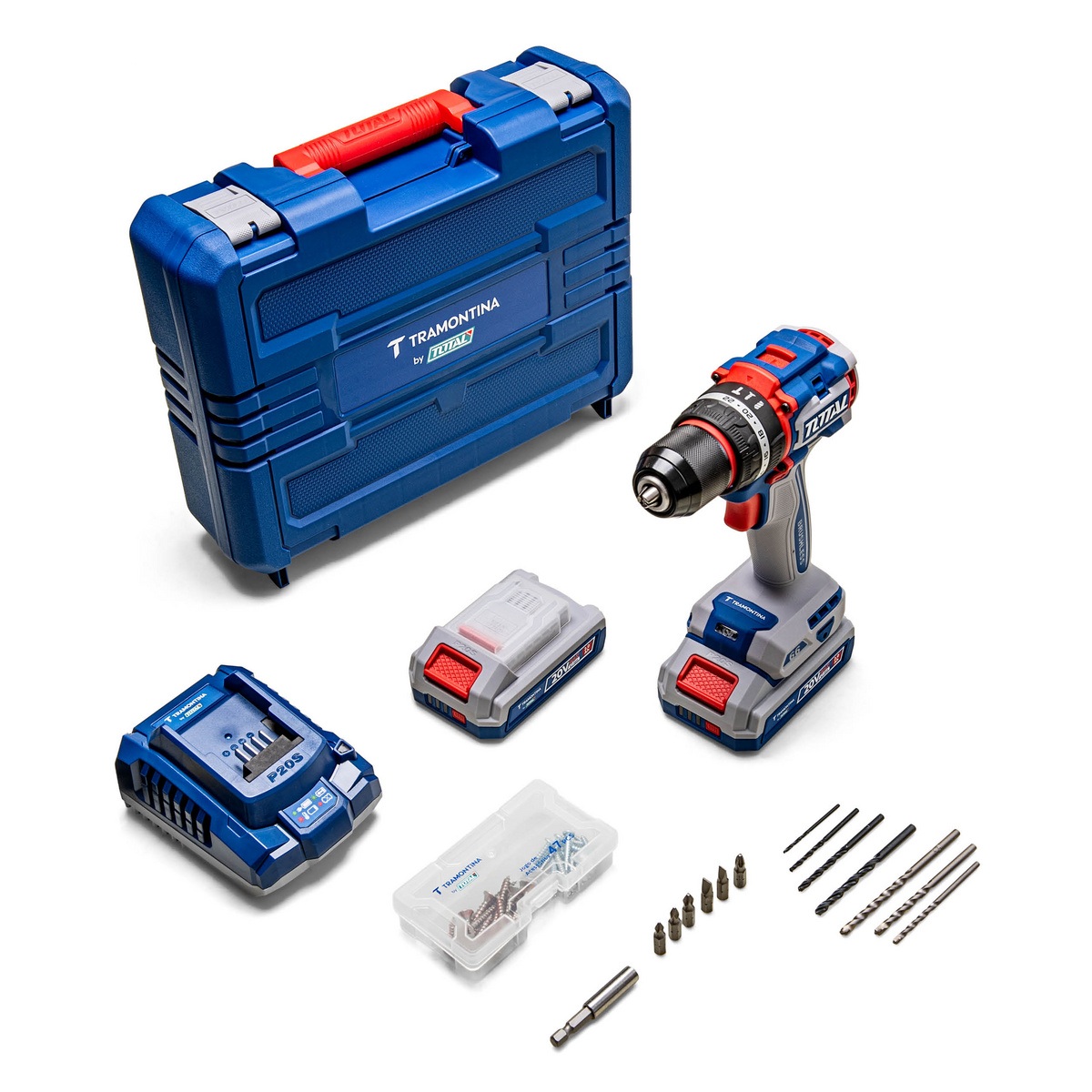 Parafusadeira/Furadeira de Impacto 1/2” 20v Tramontina By Total