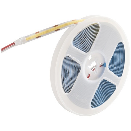 Fita Led Cob 12W 12V 3000K Luz Amarela 5 Metros Tramontina