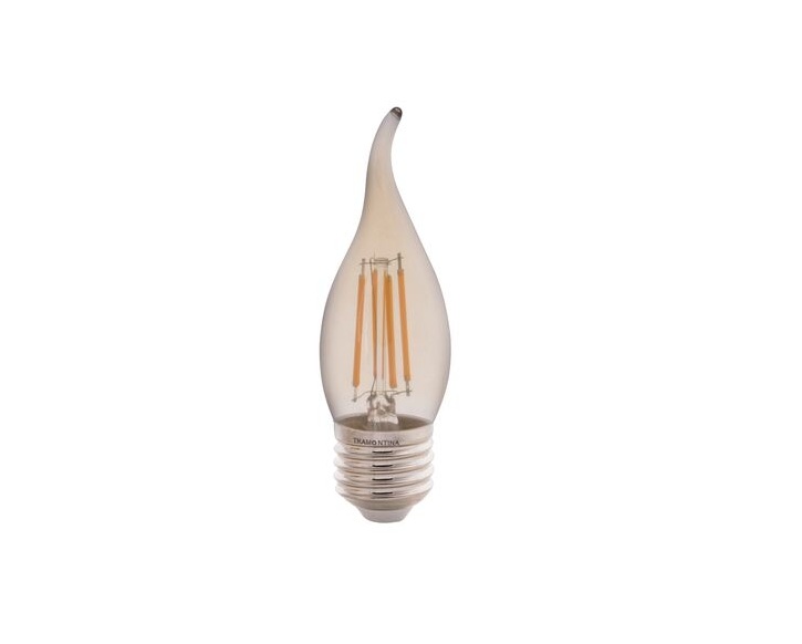 Lâmpada Led de Filamento Vela Chama CF35 4W 2200K Âmbar Tramontina