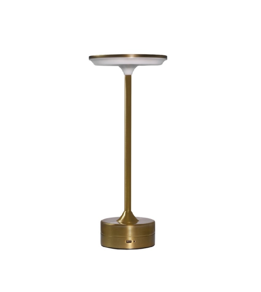 Luminária de Mesa Led Lilly 5W  Dourado Blumenau