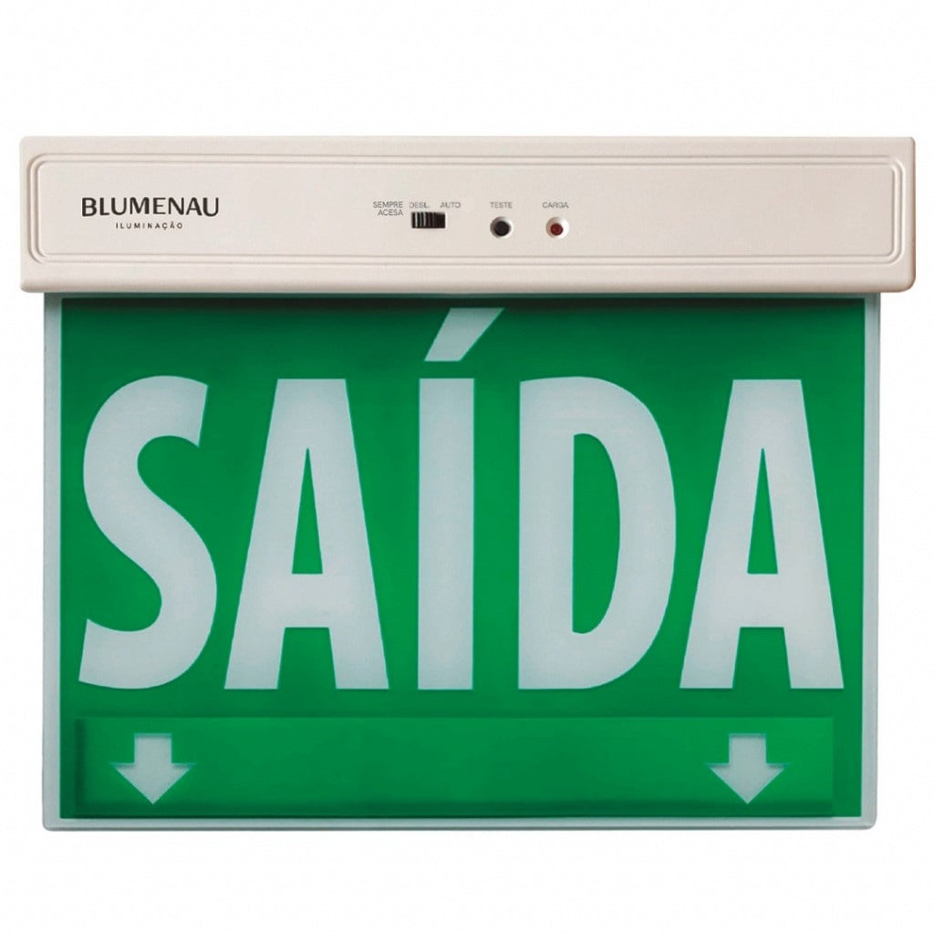 Placa de Saída Led 2 Faces 1W Verde Blumenau