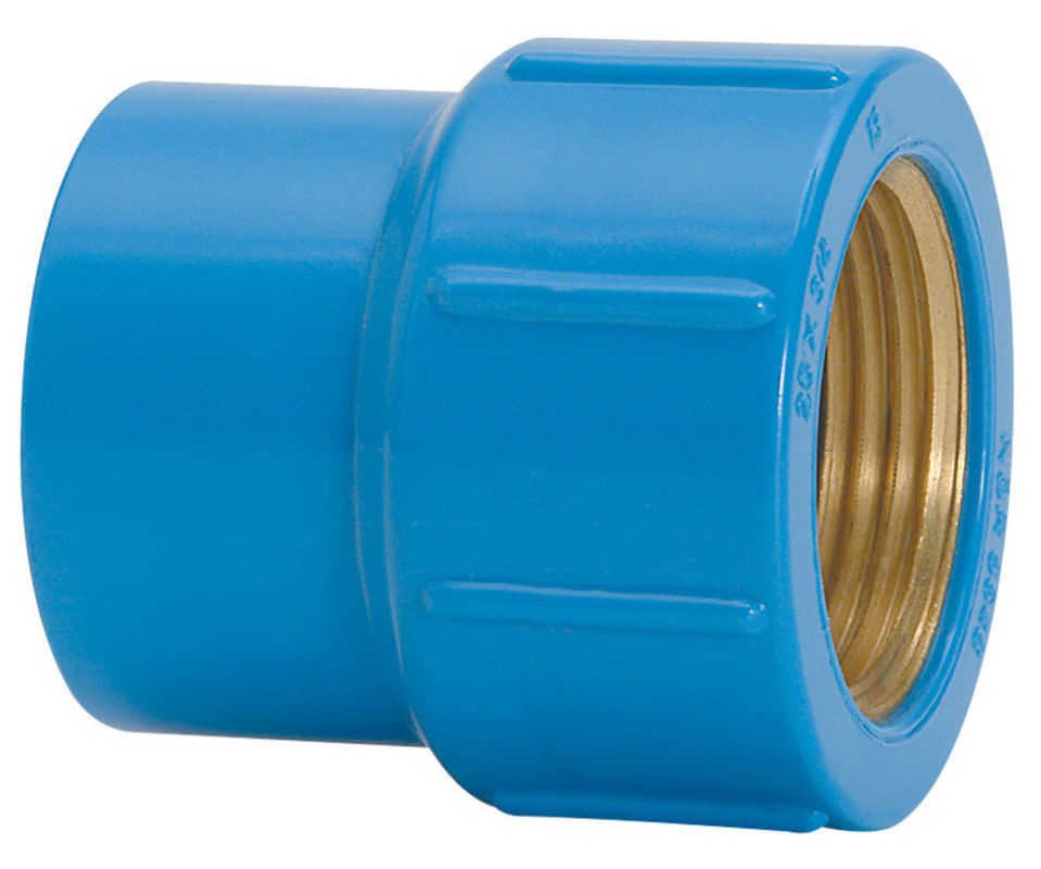 Luva Mista 20mmx1/2” lrm Azul Amanco