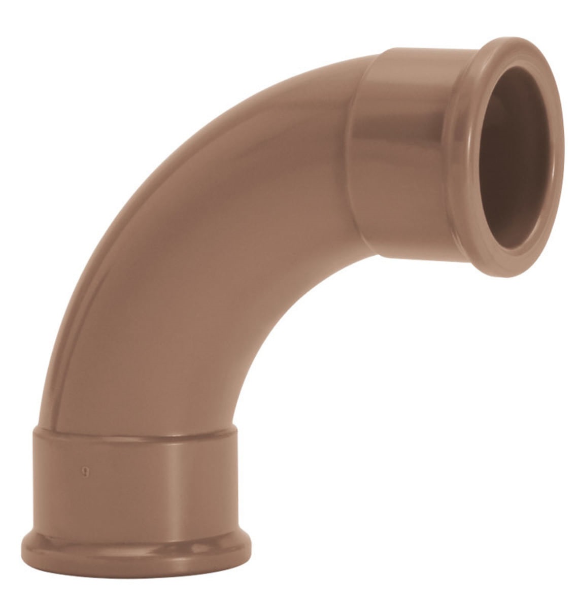 Curva 90° Soldavel de 50mm Marrom Amanco