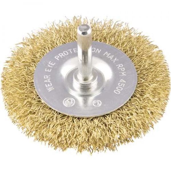 Escova Circular 3x3/8 C/haste 1/4”vonder