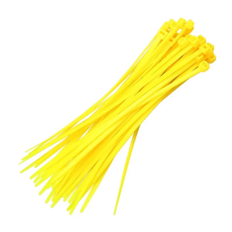 Abracadeira Amarela 100x2,5 C/100 Fronte