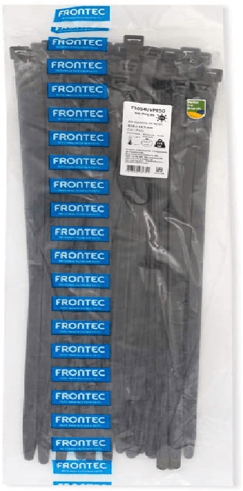 Abracadeira Preta 536x13,7 C/50 Frontec