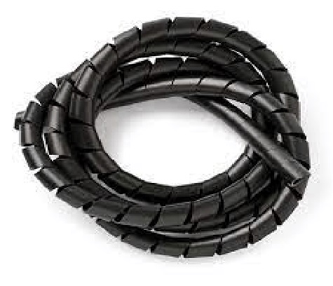 Tubo Espiral 1/4” Preto Frontec