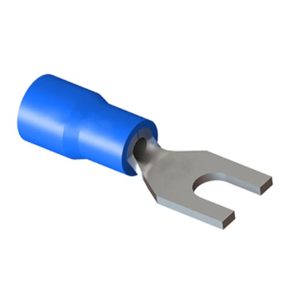 Terminal Pre-isolado Azul Garfo Tpf2,5-4