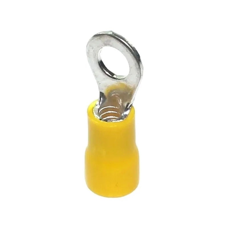 Terminal Pre-isolado Amarelo Olhal pq