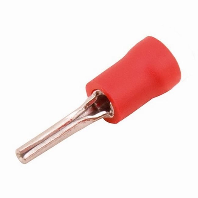Terminal Pre-isolado Pino 10mm Vermelho