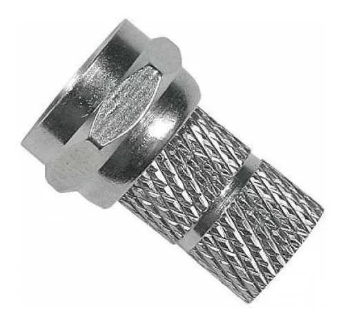 Conector Femea Rosca p/ rg 6 Interneed