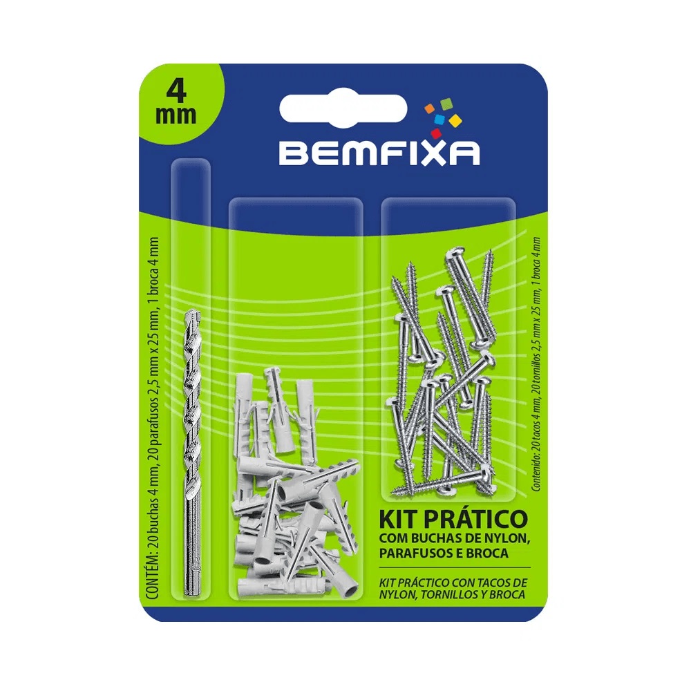 Kit Pratico 04mm Bemfixa