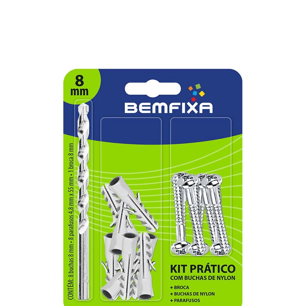 Kit Pratico 08mm Bemfixa